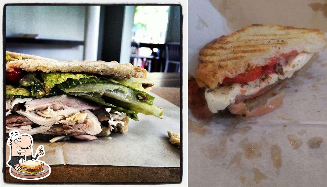 Tómate un sándwich en Persimmon Cafe