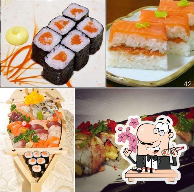 Prova le varie opzioni di sushi