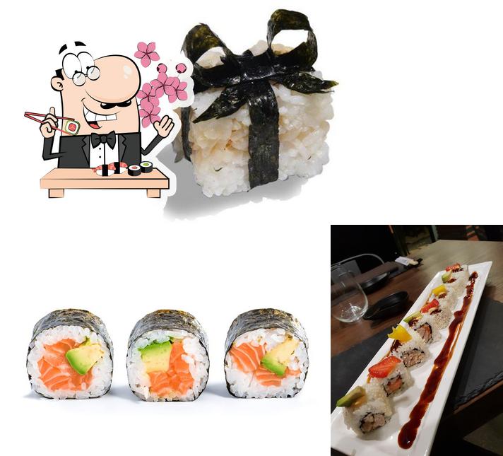 Prenditi le diverse opzioni di sushi