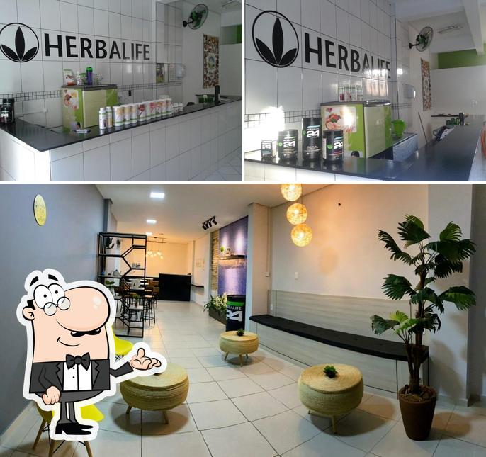 O interior do Nutribar Shake Flagra Espaço Herbalife Nutrition