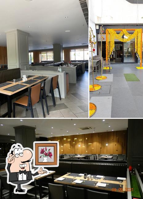 The interior of 7colours Multi Cuisine Restaurant & Banquet