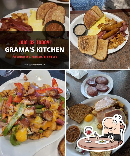 Grama's kitchen, 751 Victoria St S in Kitchener Restaurant menu and