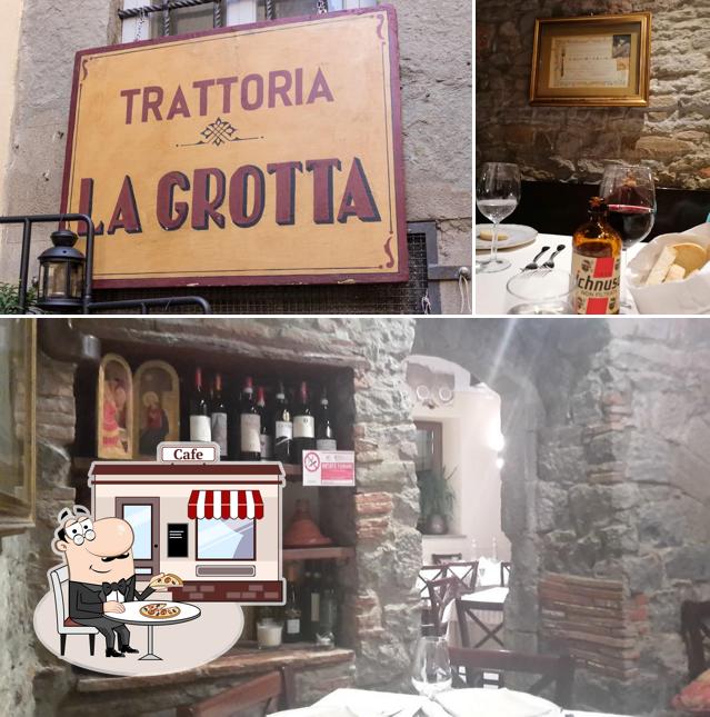 L'extérieur de La Grotta