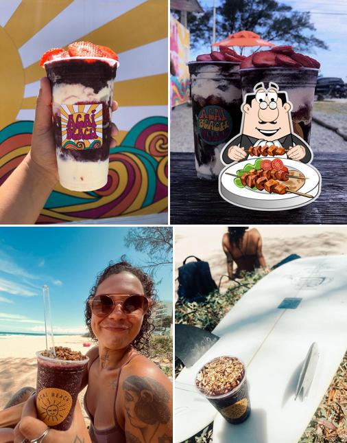 Mousse de chocolate em Açaí Beach Pecado