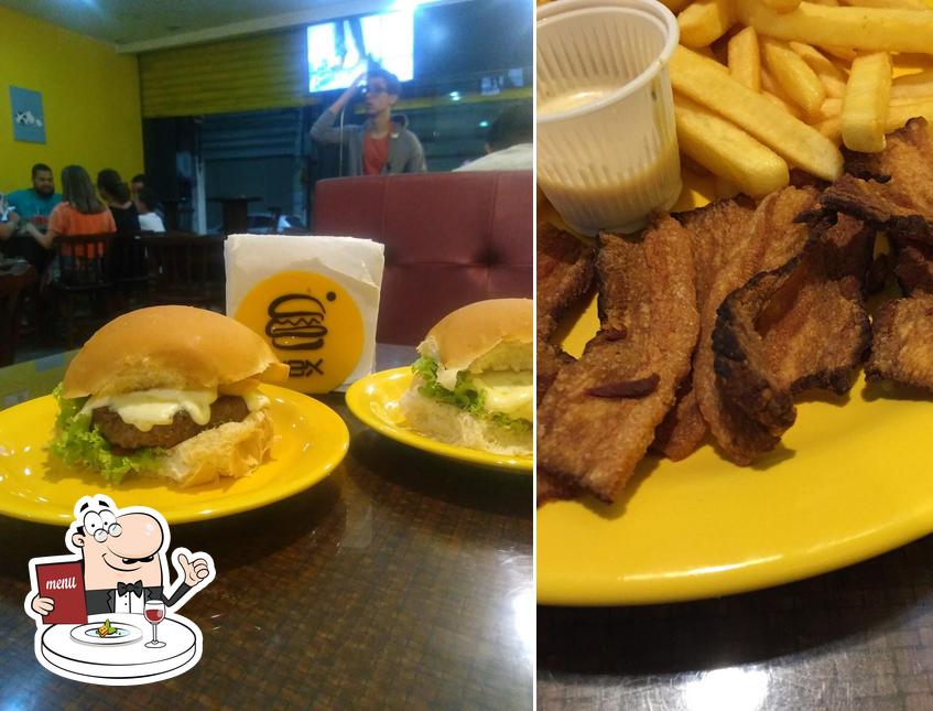 Comida em Hox Burgers