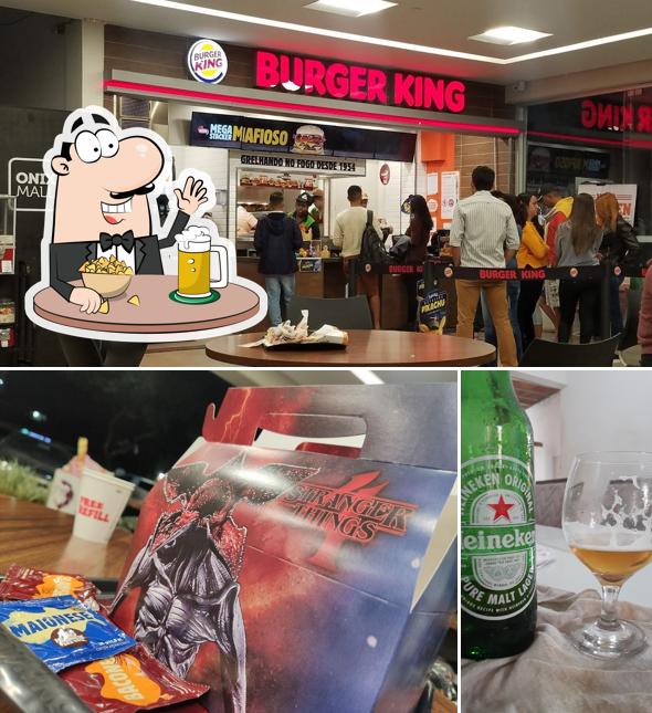 Burger King serve uma gama de cervejas