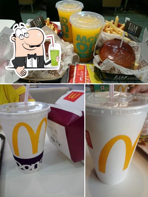 McDonald's fornece uma gama de bebidas