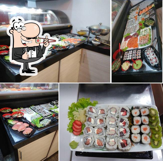 Escolha diversas opções de sushi