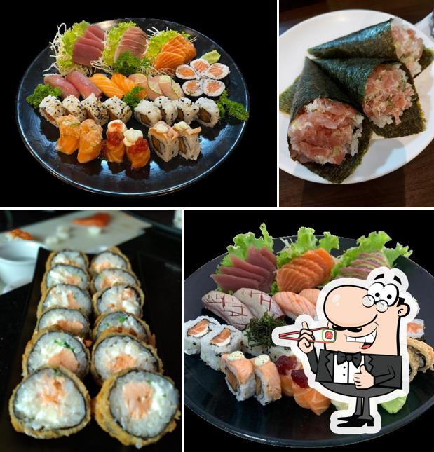 Experimente diversas opções de sushi