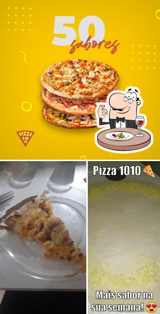 Comida em Pizza 1010