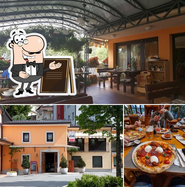Gli esterni di Restaurant and Pizzeria ČUK