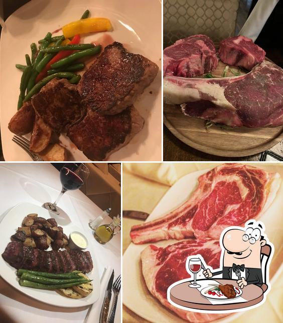 Order meat meals at Evita Steakhouse