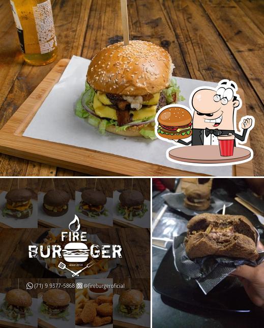 Os hambúrgueres do Fire burger oficial bar & delivery irão saciar diferentes gostos