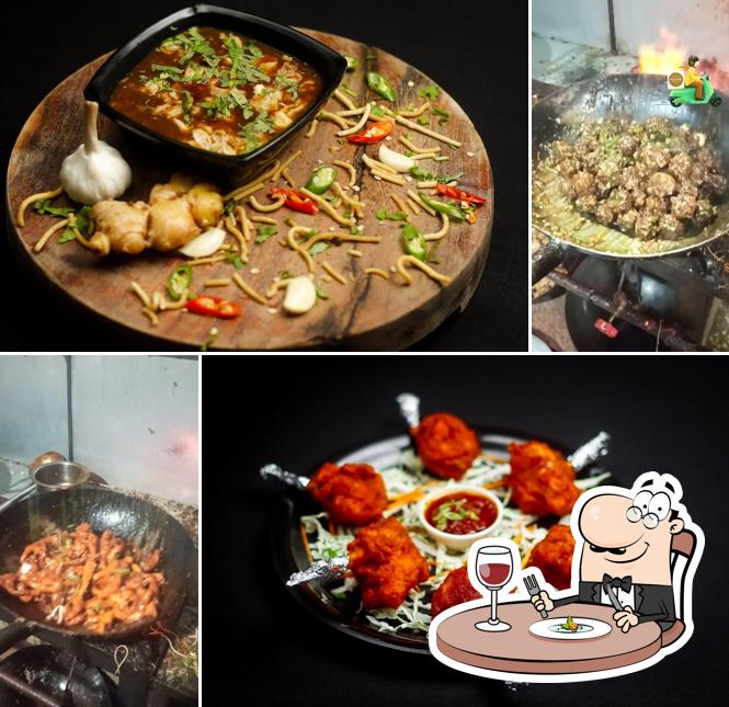 Food at Fusion Shawarma & Chinese