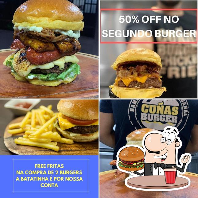 Delicie-se com um hambúrguer no Cuñas Burguer