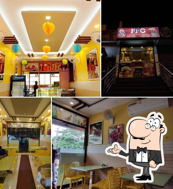 The interior of Funtime Fried Chicken ( FFC )