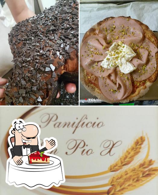 Panificio-Pizzeria San Pio X offre une variété de desserts