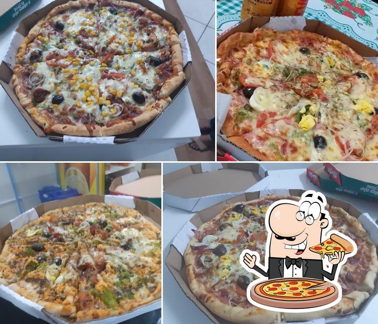 Experimente diferentes variedades de pizza