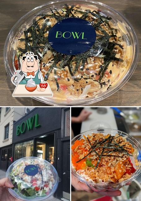 BOWL provides a number of sweet dishes