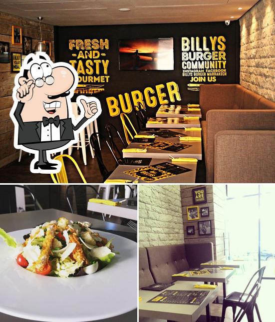 L'intérieur de Billys Burger