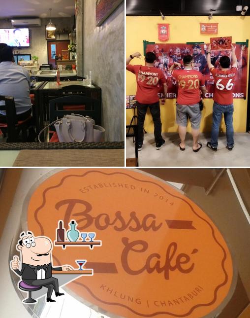 The interior of Bossa Cafe'