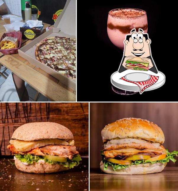Clube sanduíches em Braza's Burguer