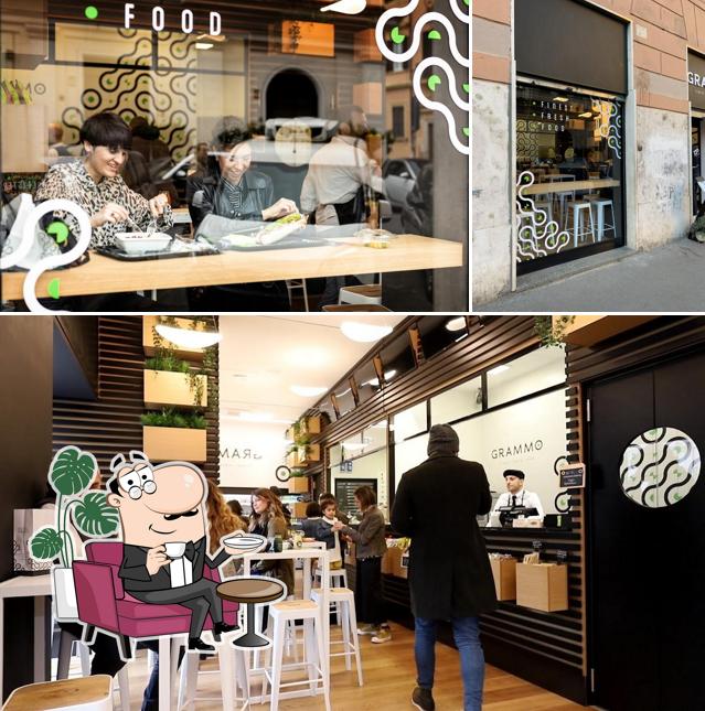 L'intérieur de Grammo Food Store - Roma Prati