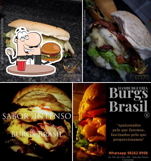 Os hambúrgueres do Hamburgueria Burgs Brasil irão satisfazer diferentes gostos