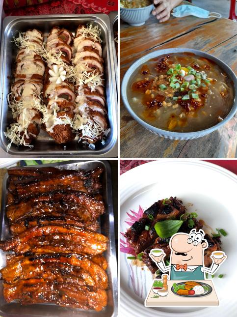Food at Akyang’s Restaurant, Goto and Ihaw-Ihaw