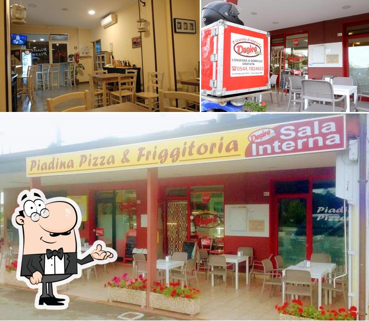 Gli interni di Piadineria Pizzeria Desirè