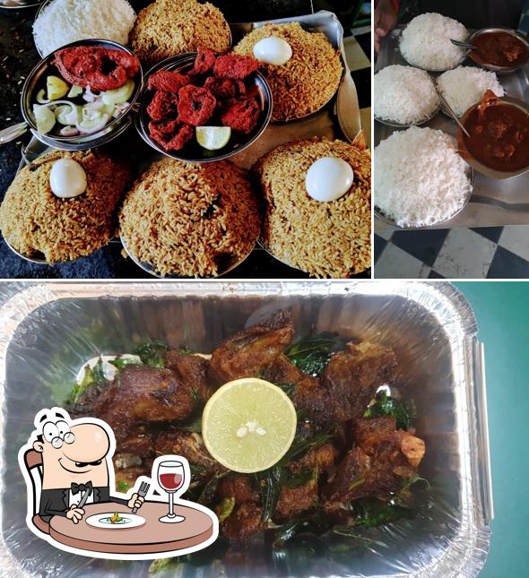 Food at New Naidu Hotel