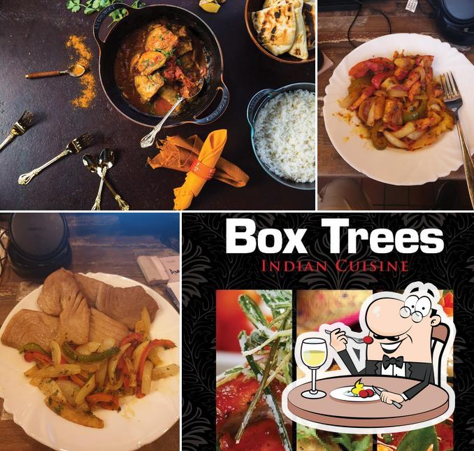 Food at Boxtrees Indian Restaurant & Takeaway