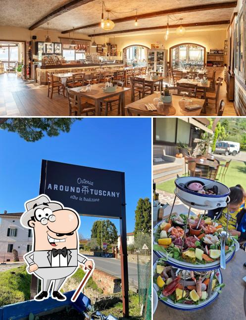 La esterno e interni del ristorante