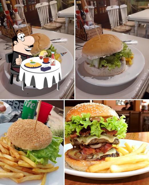 Os hambúrgueres do Gnomo Lanches Hamburgueria & Pizzaria irão saciar diferentes gostos