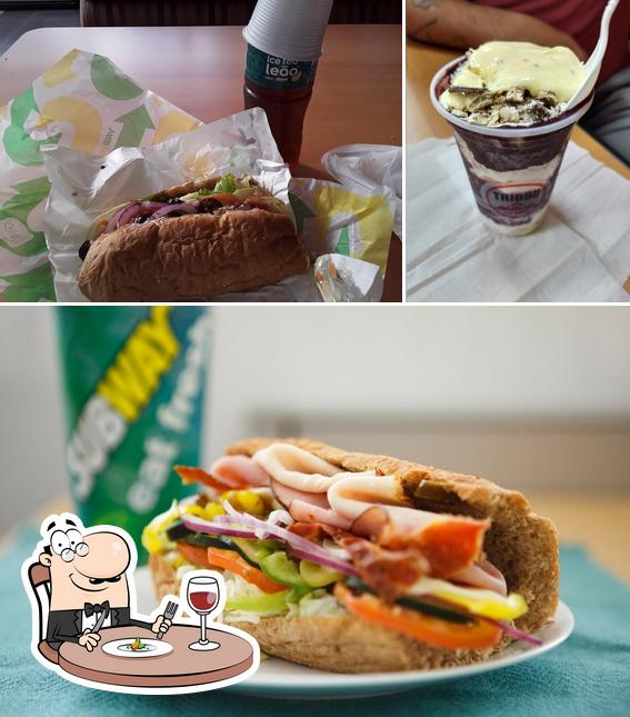 Comida em Subway