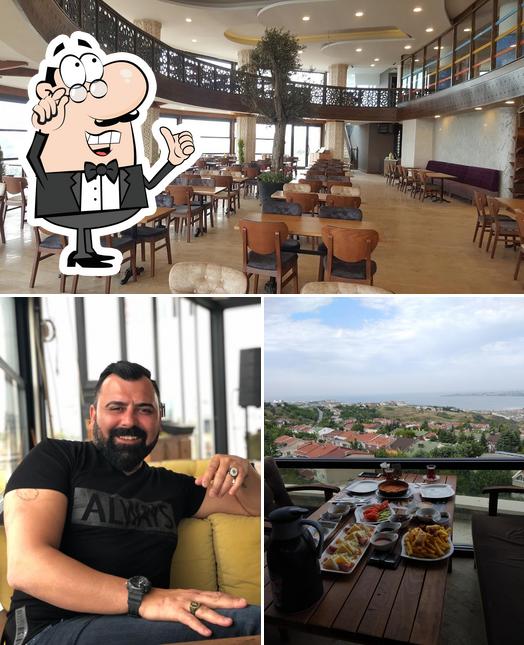The interior of Bey Kasrı Cafe Restaurant
