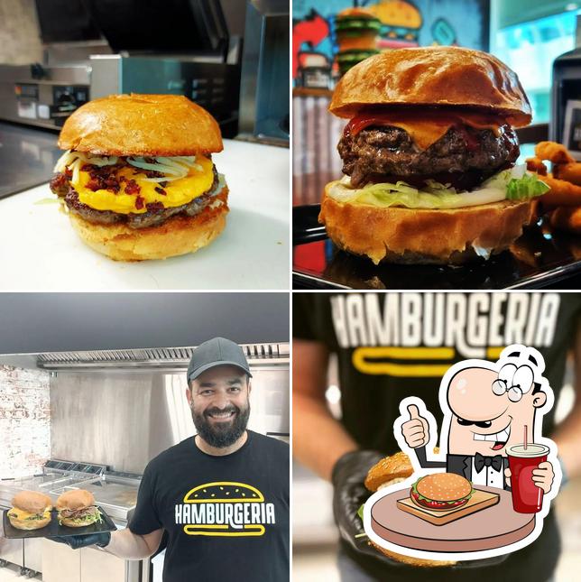 Hamburgeria serve un'ampia varietà di opzioni per gli amanti dell'hamburger