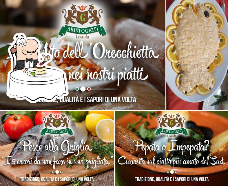 La Locanda Degli Aristogatti offers a range of desserts