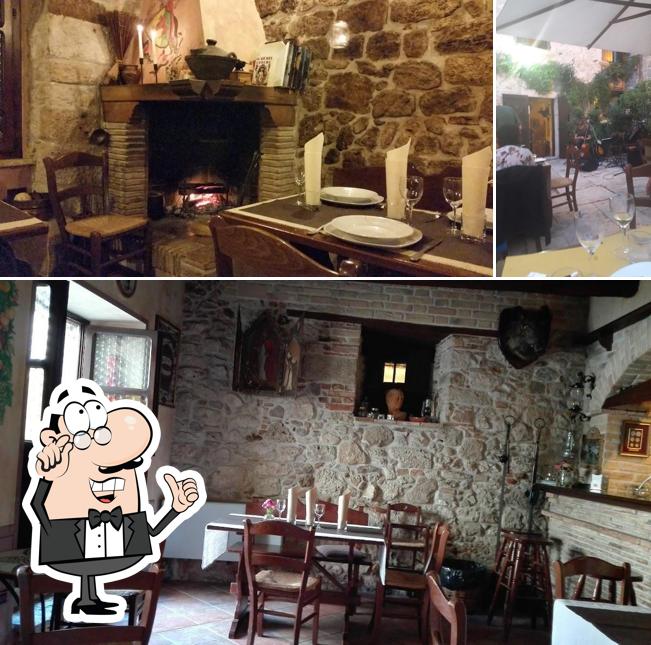 Die Inneneinrichtung von La Taverna del Longobardo