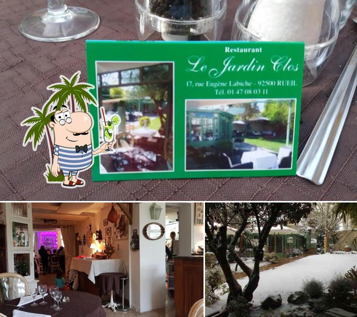 Voici une photo de Restaurant le jardin clos