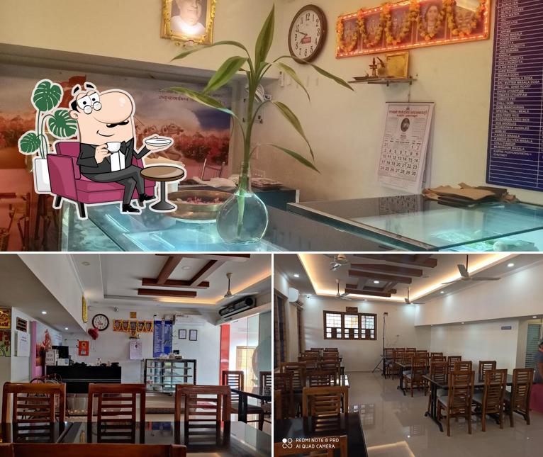 The interior of Padma Cafe Kottarakkara