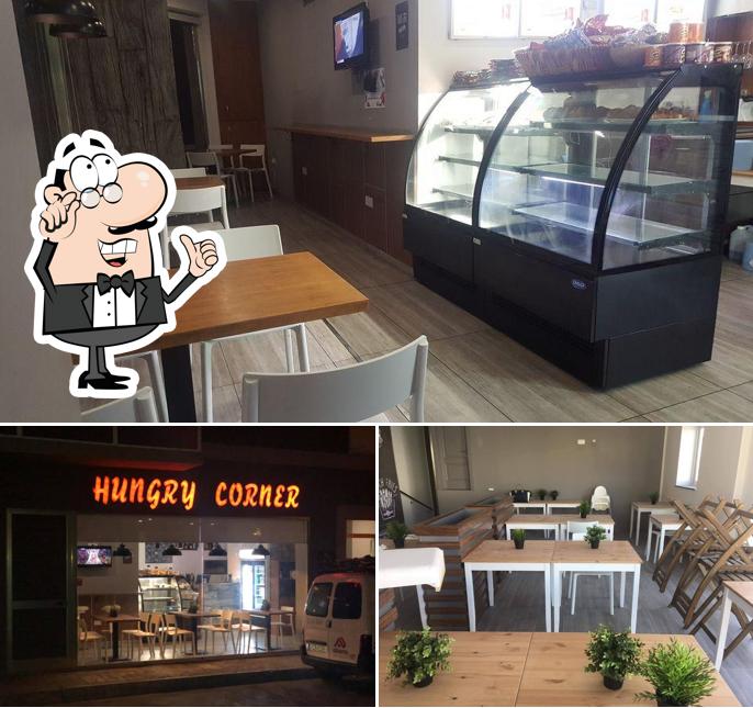 Die Inneneinrichtung von Hungry Corner