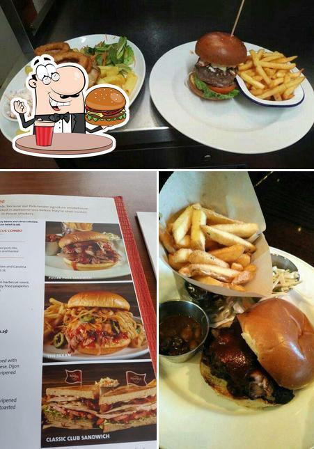 Try out a burger at Hard Rock Cafe