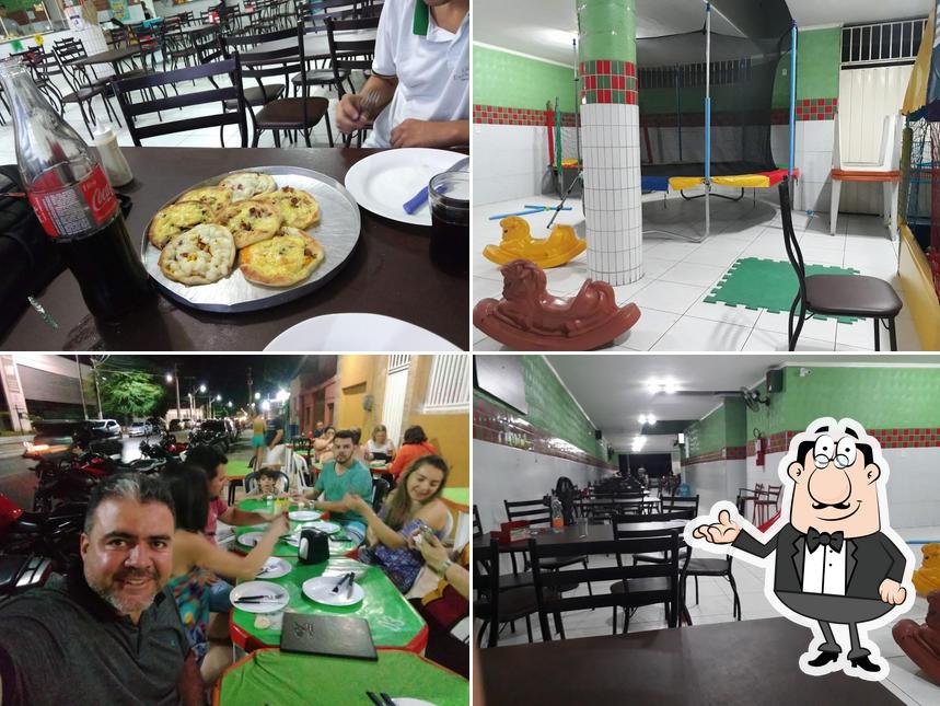 O interior do Pizzaria Sabor D'itália