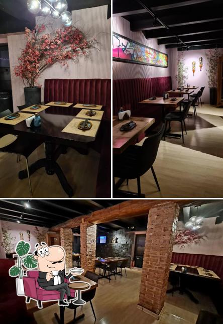 O interior do Torii Sushi Lounge