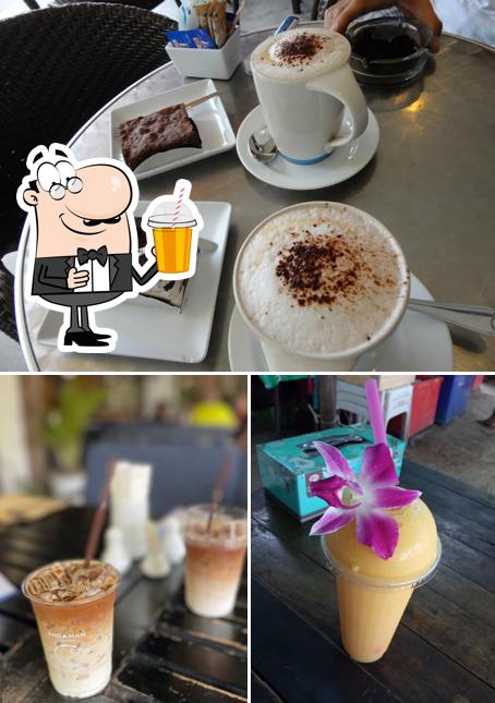 Enjoy a beverage at Andaman Coffee co