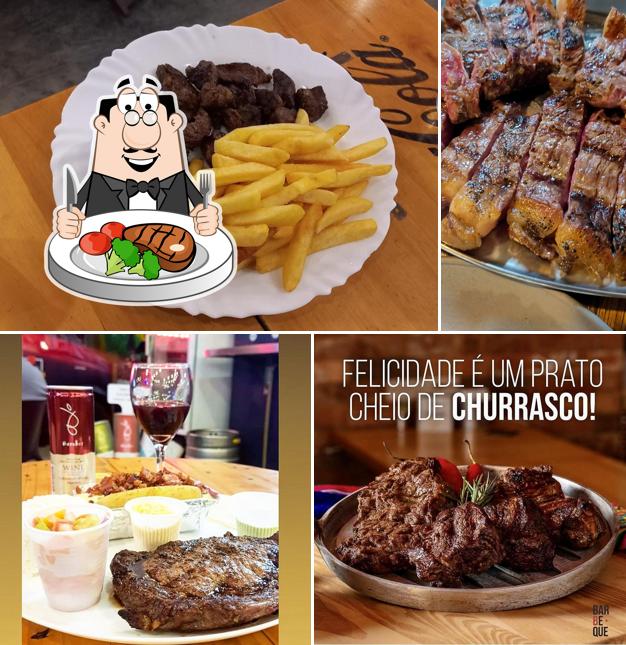 Bife em BBQ Steak House