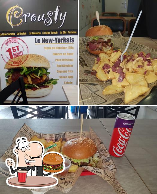 Les hamburgers de Crousty will satisferont une grande variété de goûts