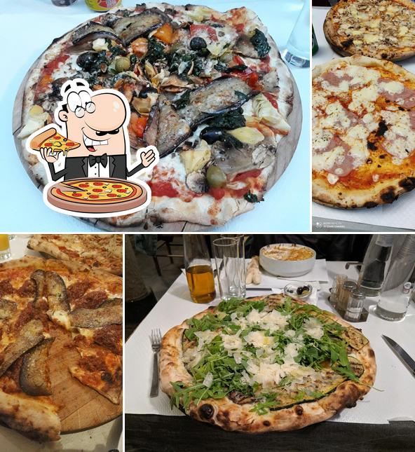 Choisissez des pizzas à La Rustica