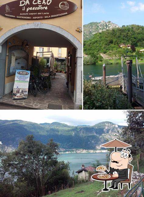 Puoi goderti l'aria fresca da seduto all'esterno di Da Ceko Il Pescatore